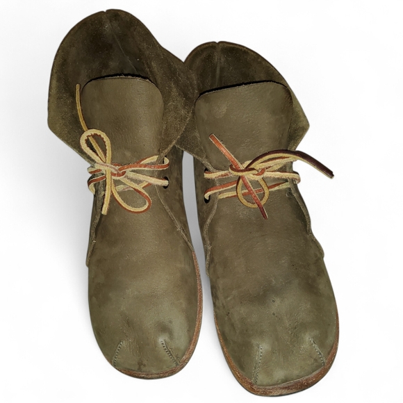 Cydwoq's Tibet, Slip on, all-leather moccasin, lace up, Unisex Size 40. Handmade - Picture 3 of 10